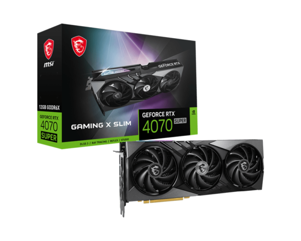 MSI GeForce RTX 4070 Super 12G Gaming X Slim VGA